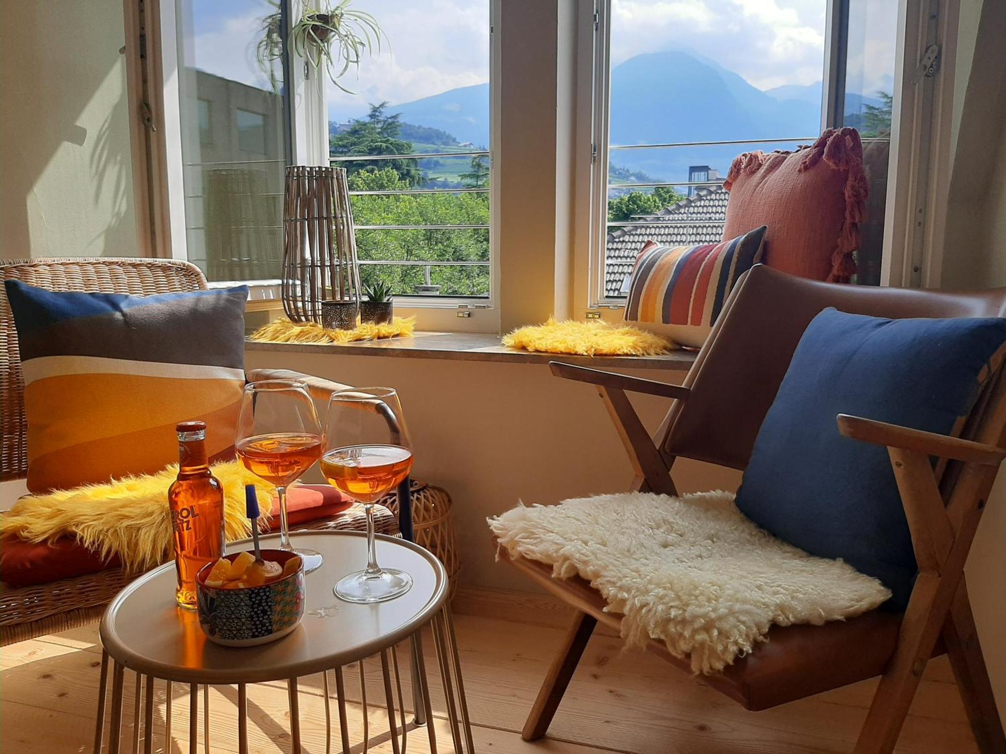 3-Zimmer-Appartement In Privatvilla, Meran Zentrum, Kostenloser Parkplatz Mit Gaestekarte Exterior foto